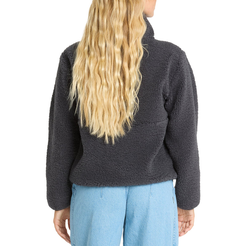 Load image into Gallery viewer, Billabong Women's A/Div Horizon Mock Neck Half-Zip Sherpa Sweatshirt 7
