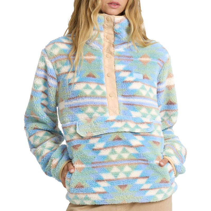 Load image into Gallery viewer, Billabong Women's Switchback Sherpa Half-Snap Pullover Fleece 
