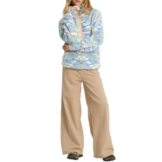 Billabong Women's Switchback Sherpa Half-Snap Pullover Fleece 