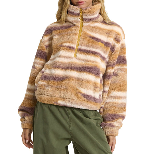 Billabong Women's A/Div Barra Sherpa Half-Zip Pullover Fleece