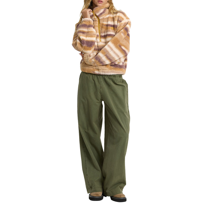 Load image into Gallery viewer, Billabong Women's A/Div Barra Sherpa Half-Zip Pullover Fleece 
