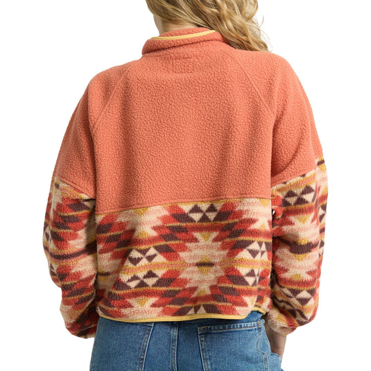 Billabong Women's A/Div Popyo Snap-Button Sherpa Jacket