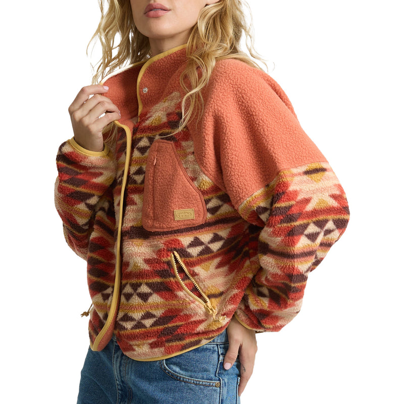 Load image into Gallery viewer, Billabong Women's A/Div Popyo Snap-Button Sherpa Jacket

