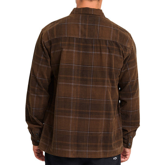 Billabong Bad Dog Long Sleeve Button-Up Flannel Shirt