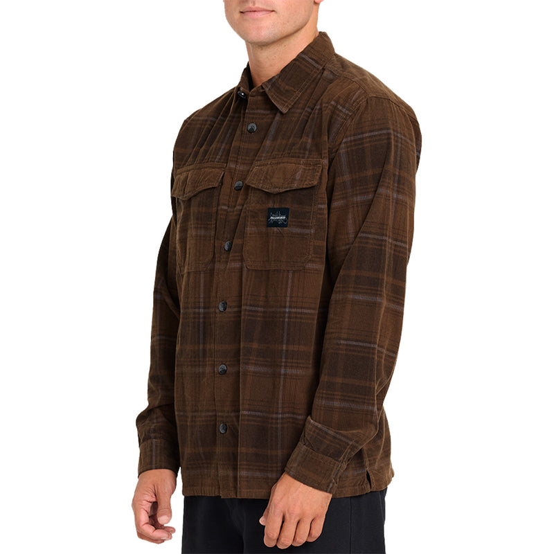 Load image into Gallery viewer, Billabong Bad Dog Long Sleeve Button-Up Flannel Shirt
