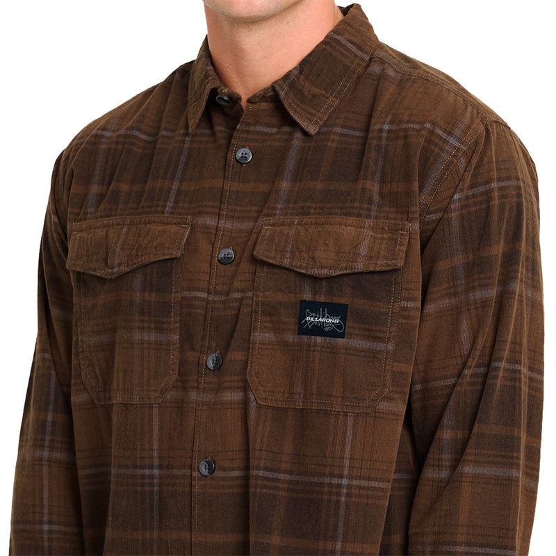 Load image into Gallery viewer, Billabong Bad Dog Long Sleeve Button-Up Flannel Shirt
