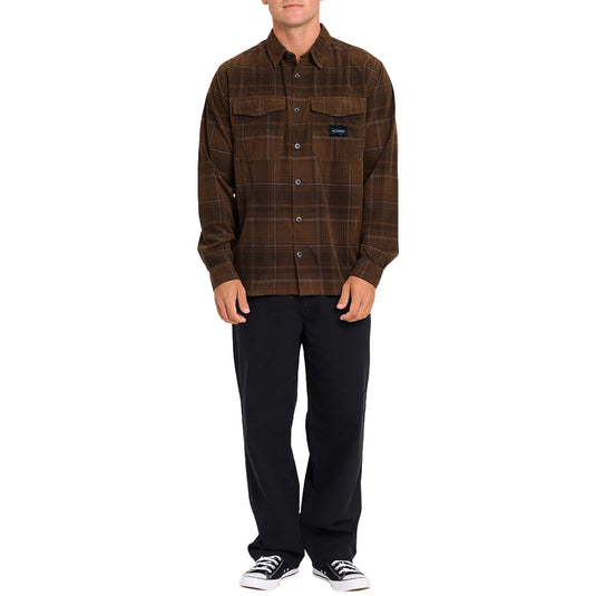 Billabong Bad Dog Long Sleeve Button-Up Flannel Shirt