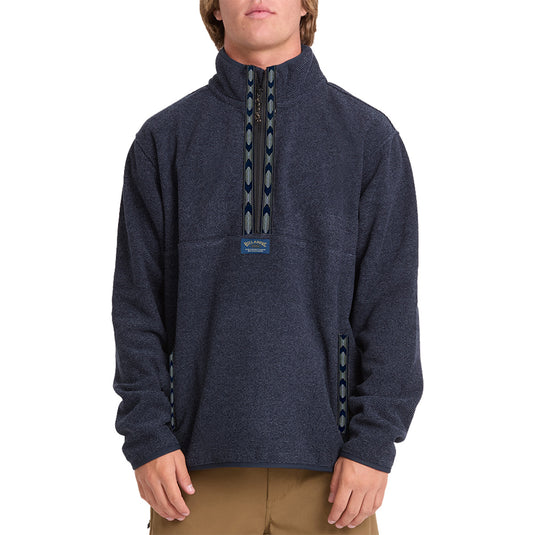 Billabong Frontier Mock Neck Half-Zip Fleece Sweatshirt