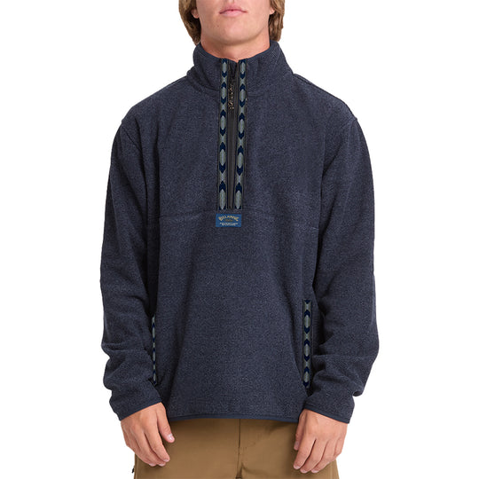 Billabong Frontier Mock Neck Half-Zip Fleece Sweatshirt