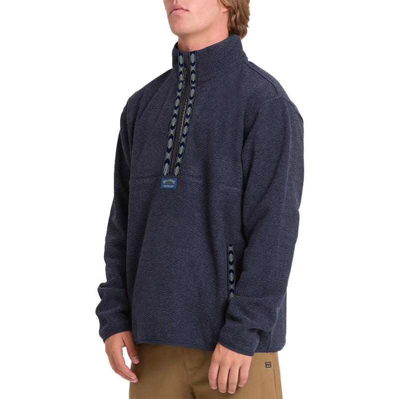 Load image into Gallery viewer, Billabong Frontier Mock Neck Half-Zip Fleece Sweatshirt
