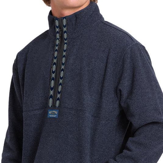 Billabong Frontier Mock Neck Half-Zip Fleece Sweatshirt