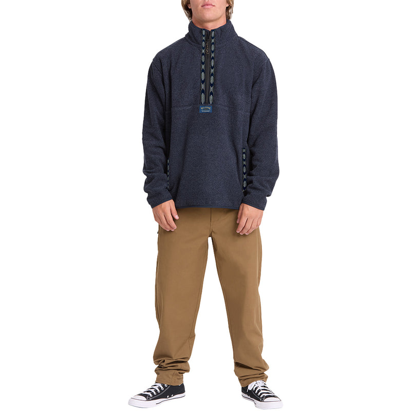 Load image into Gallery viewer, Billabong Frontier Mock Neck Half-Zip Fleece Sweatshirt
