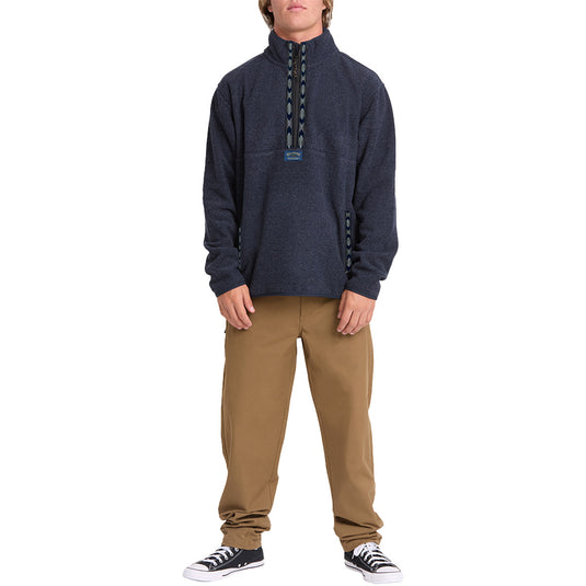 Billabong Frontier Mock Neck Half-Zip Fleece Sweatshirt