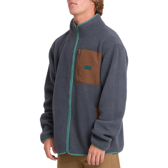 Billabong Alpine Mock Neck Zip-Up Fleece Sweatshirt