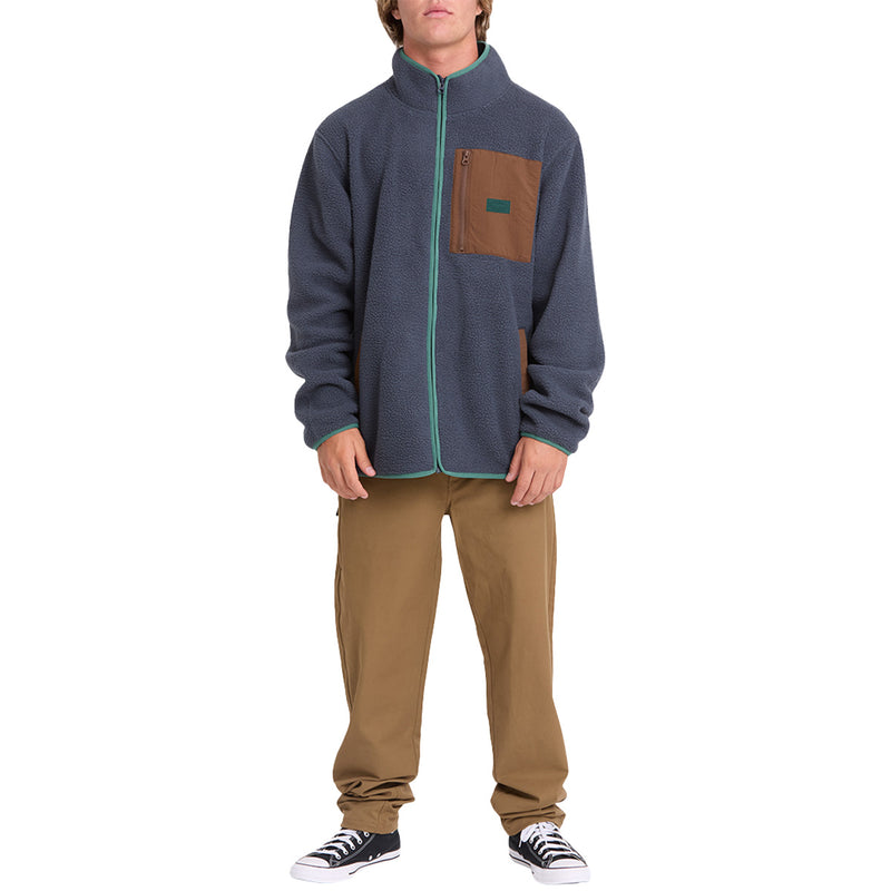 Load image into Gallery viewer, Billabong Alpine Mock Neck Zip-Up Fleece Sweatshirt
