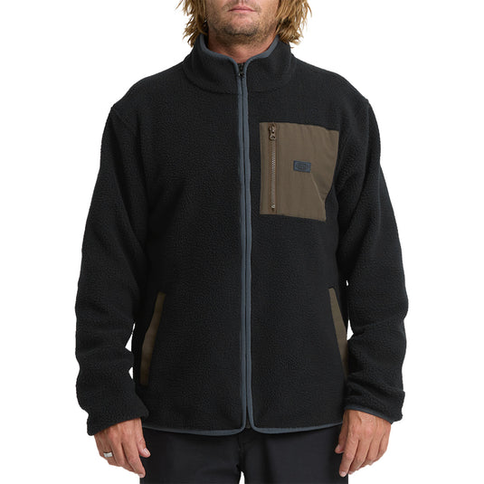 Billabong Alpine Mock Neck Zip-Up Fleece Sweatshirt