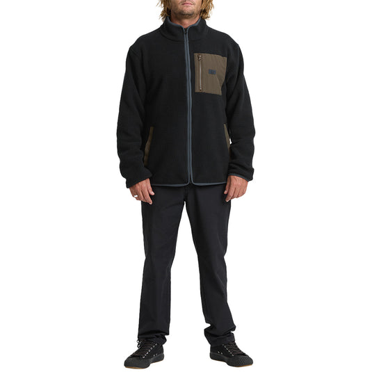 Billabong Alpine Mock Neck Zip-Up Fleece Sweatshirt