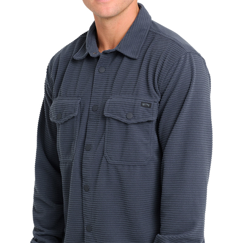 Load image into Gallery viewer, Billabong A/Div Ridge Long Sleeve Snap-Button Fleece Shirt
