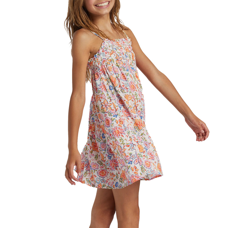 Load image into Gallery viewer, Billabong Youth Sunshine Fun Flowy Mini Dress

