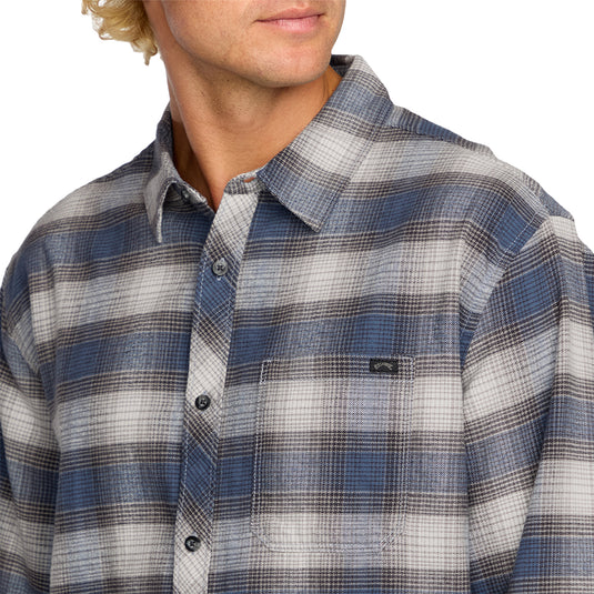Billabong Coastline Long Sleeve Button-Up Flannel Shirt