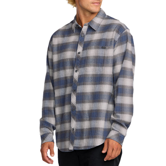 Billabong Coastline Long Sleeve Button-Up Flannel Shirt