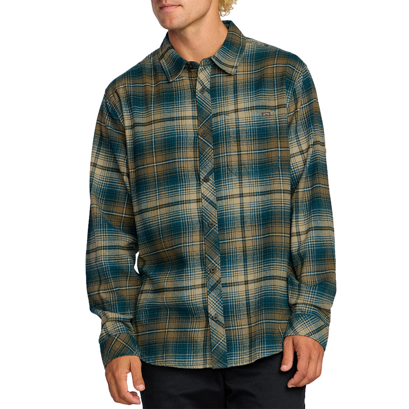 Load image into Gallery viewer, Billabong Coastline Long Sleeve Button-Up Flannel Shirt
