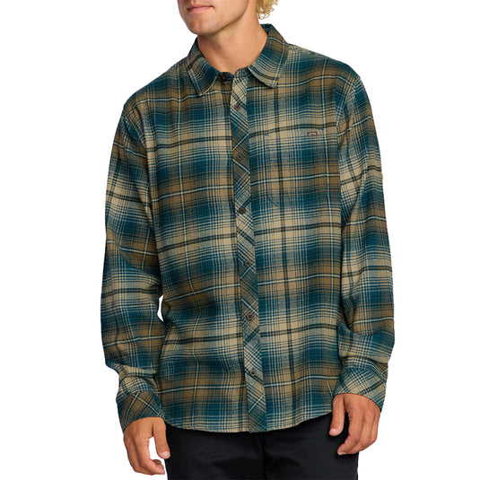 Billabong Coastline Long Sleeve Button-Up Flannel Shirt
