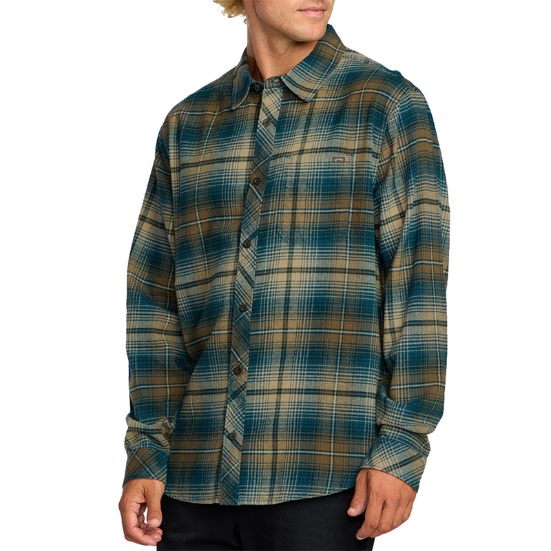 Load image into Gallery viewer, Billabong Coastline Long Sleeve Button-Up Flannel Shirt
