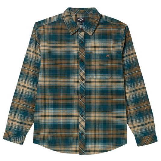 Billabong Coastline Long Sleeve Button-Up Flannel Shirt