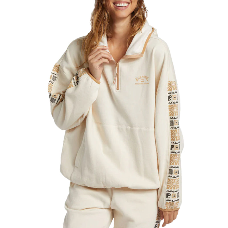 Load image into Gallery viewer, Billabong Women's Surf Adventure Half-Zip Pullover Hoodie 1
