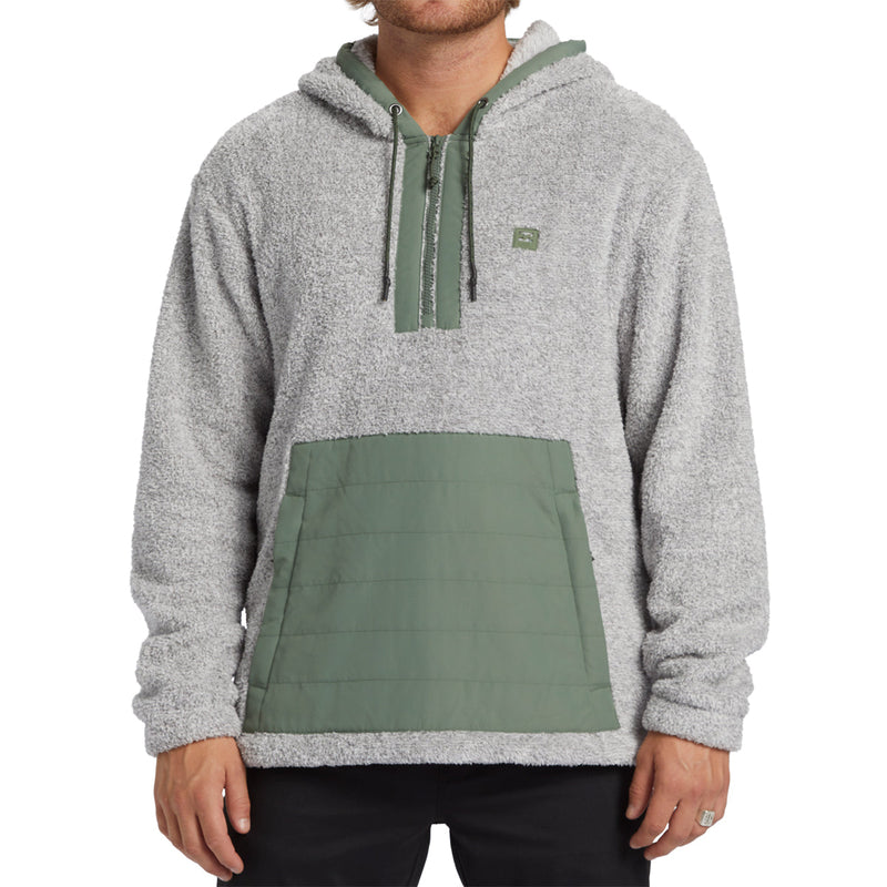 Load image into Gallery viewer, Billabong Badger Half-Zip Pullover Hoodie - Gray Heather 3
