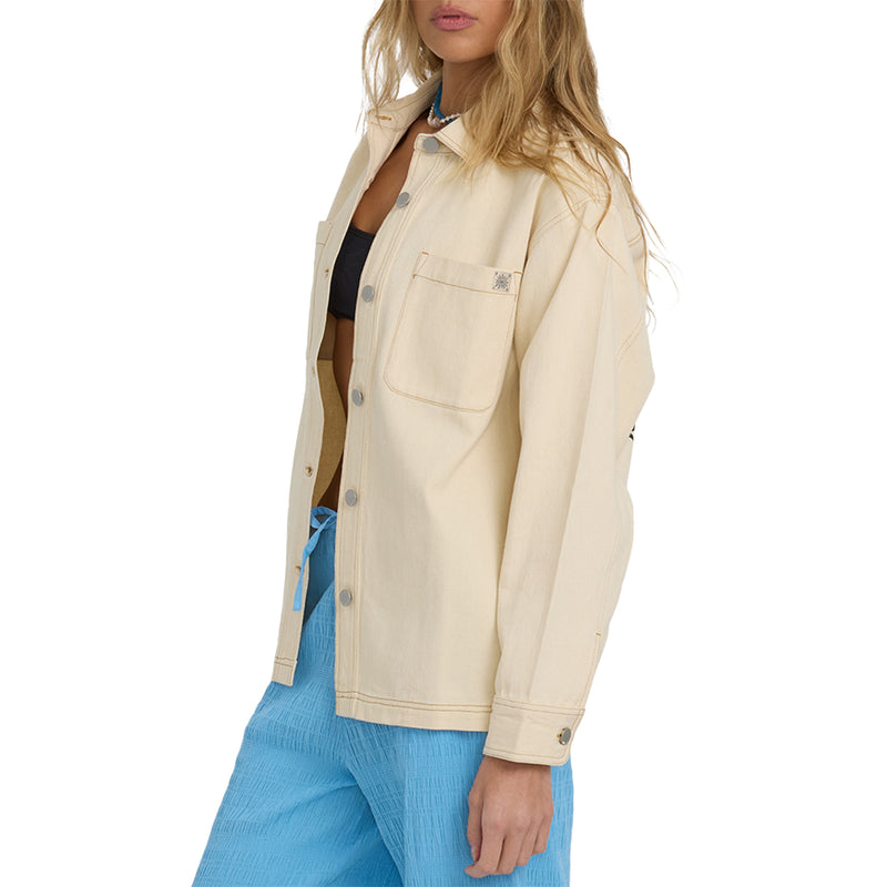 Load image into Gallery viewer, Billabong Women&#39;s Laura Twill Shacket Jacket
