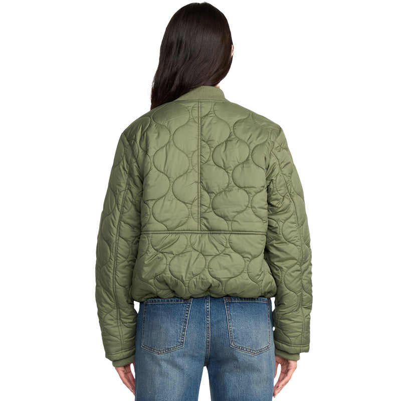 Load image into Gallery viewer, Billabong Women&#39;s Cuesta Bomber Zip Jacket
