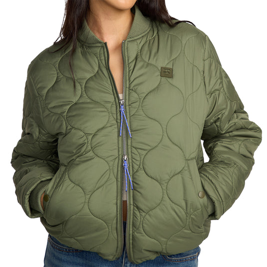 Billabong Women's Cuesta Bomber Zip Jacket
