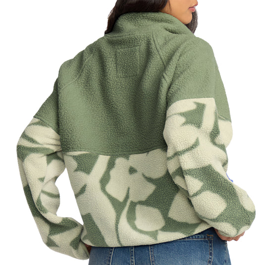 Billabong Women's Popoyo Fleece Snap-Button Jacket 4