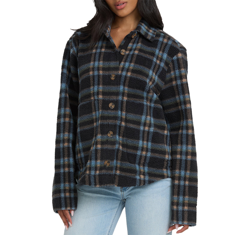 Load image into Gallery viewer, Billabong Women&#39;s Breezy Fleece Shacket Jacket
