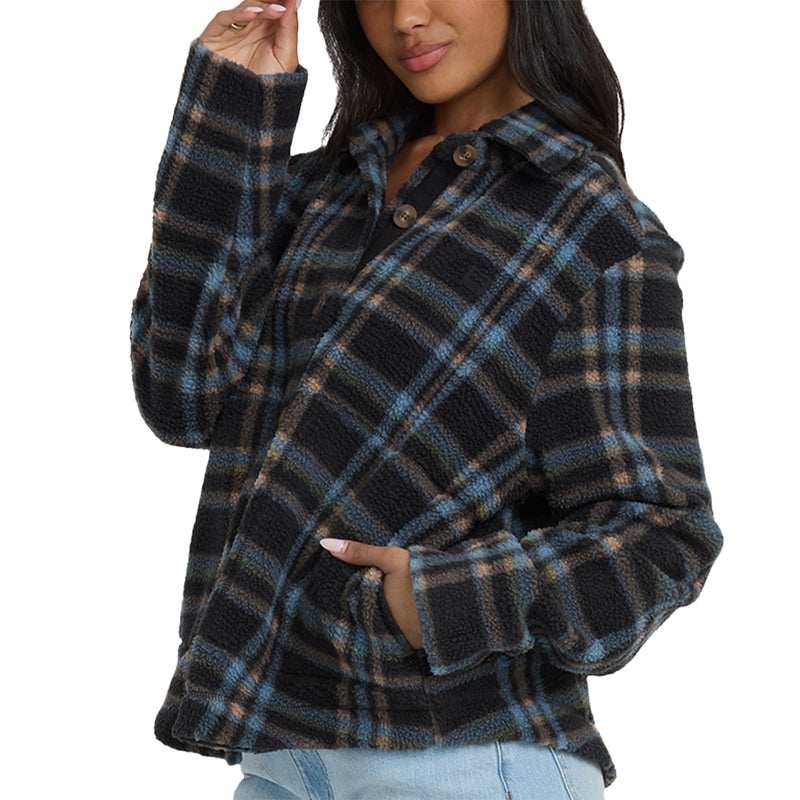 Load image into Gallery viewer, Billabong Women&#39;s Breezy Fleece Shacket Jacket
