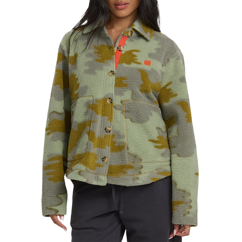 Load image into Gallery viewer, Billabong Women&#39;s Breezy Fleece Shacket Jacket
