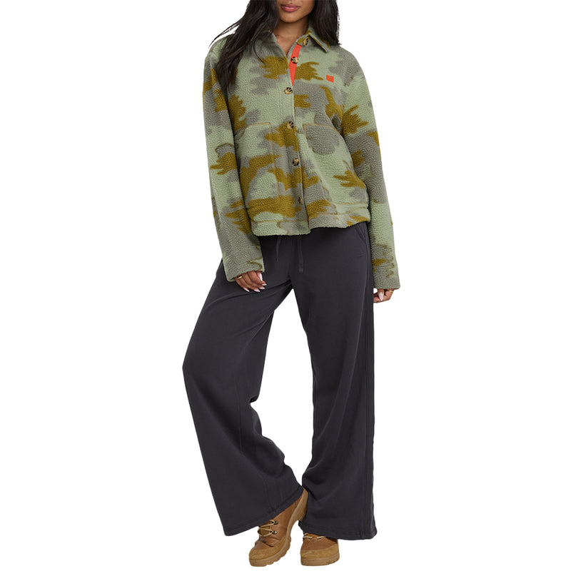 Load image into Gallery viewer, Billabong Women&#39;s Breezy Fleece Shacket Jacket

