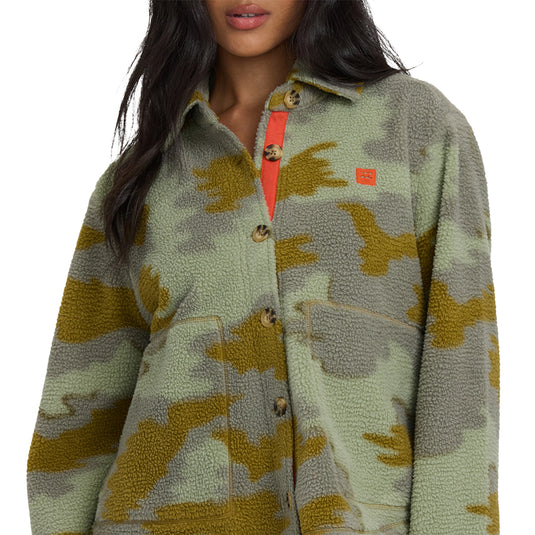 Billabong Women's Breezy Fleece Shacket Jacket