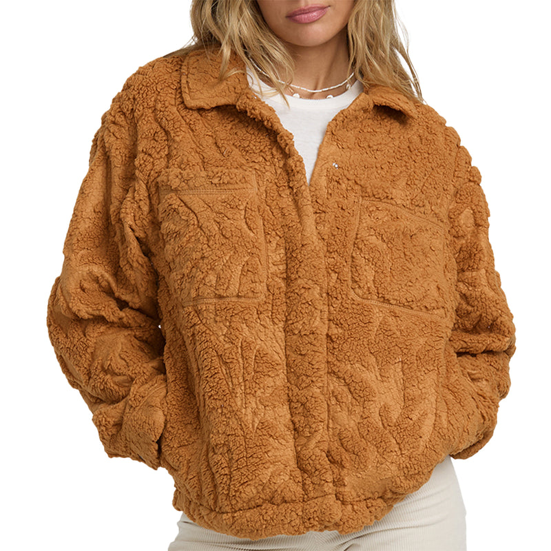 Load image into Gallery viewer, Billabong Women&#39;s Sundown Sherpa Shacket Jacket
