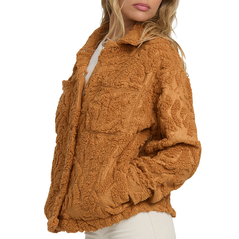 Load image into Gallery viewer, Billabong Women&#39;s Sundown Sherpa Shacket Jacket
