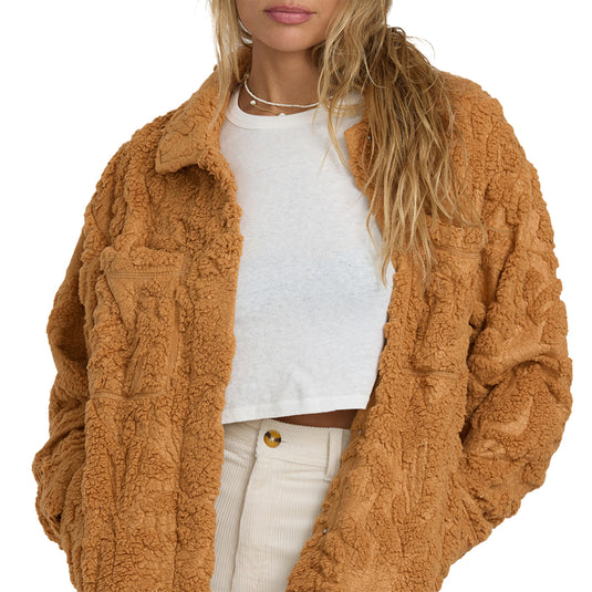 Billabong Women's Sundown Sherpa Shacket Jacket