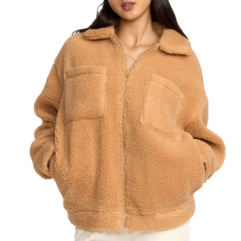 Load image into Gallery viewer, Billabong Women&#39;s Resound Sherpa Shacket Jacket
