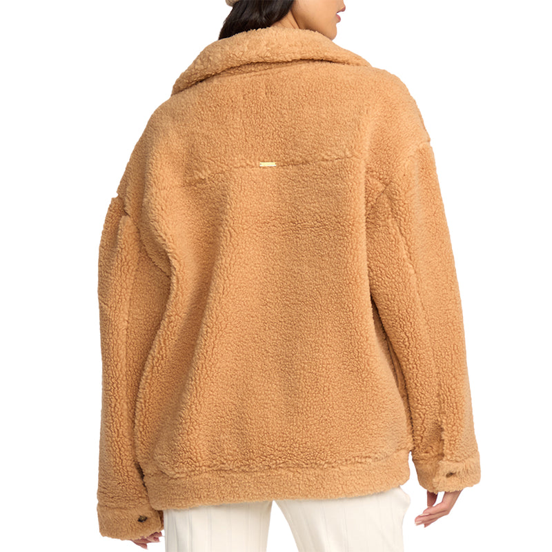 Load image into Gallery viewer, Billabong Women&#39;s Resound Sherpa Shacket Jacket
