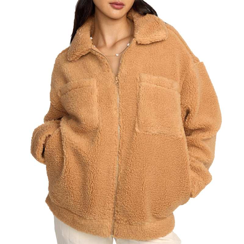 Load image into Gallery viewer, Billabong Women&#39;s Resound Sherpa Shacket Jacket
