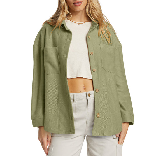 Billabong Women's Everytime Oversized Shacket Jacket 5