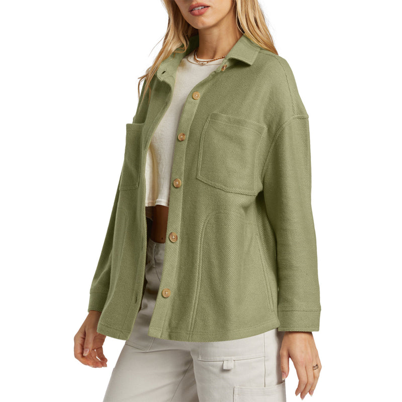 Load image into Gallery viewer, Billabong Women's Everytime Oversized Shacket Jacket 6
