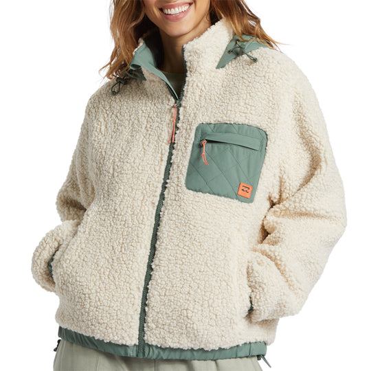 Billabong Women's Northern Shore Hooded Zip-Up Jacket