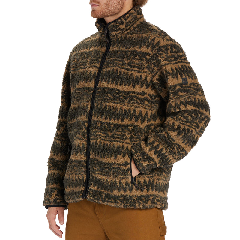 Load image into Gallery viewer, Billabong Boundary Switchback Zip-Up Sherpa Fleece Jacket
